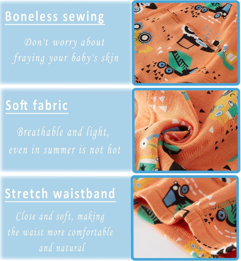 Boboking Boys Training Toddler Underwear Truck Potty Briefs For Boys - Image 5